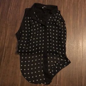 Sheer decorative tank.